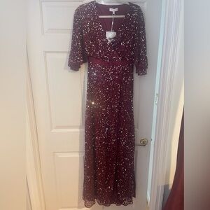 NWT Maya Deluxe sequin dress size 6